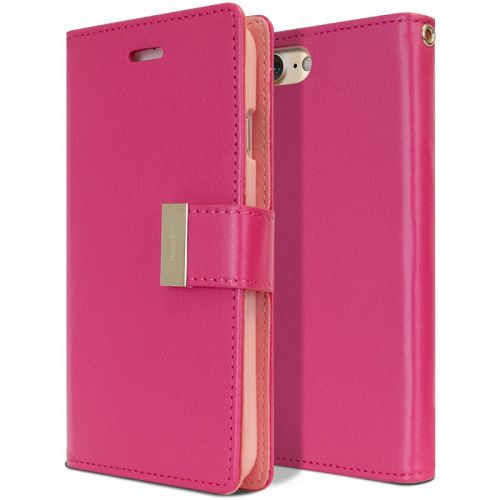 GOOSPERY  Iphone7/8 Rich Diary Flip, Hot In Pink