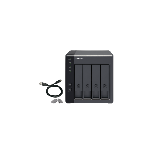 Stockage à connexion directe USB Type-C à 4 baies Qnap avec RAID