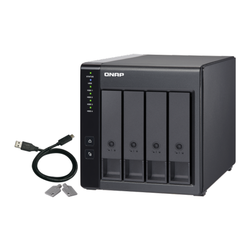 Qnap 4 Bay USB Type-C Direct Attached Storage with Hardware RAID
