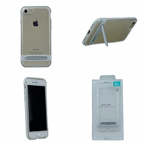 Iphone 7/8Plus Goospery Dream Stand Bumper Case, Silver