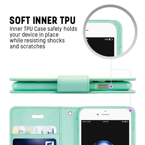Iphone7/8Plus Goospery Sonata DIary Flip,Teal