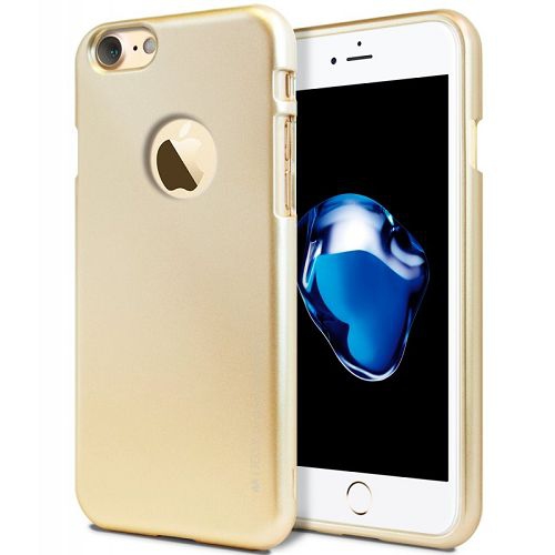 GOOSPERY  Iphone7/8Plus Ijelly Metal Case, Gold