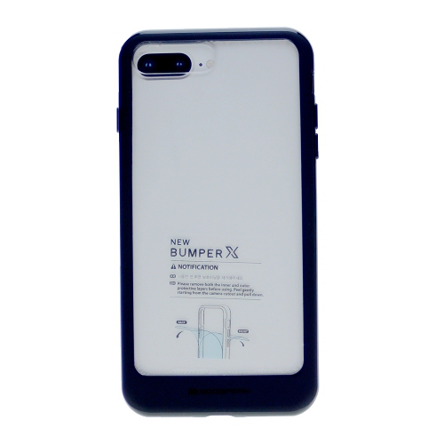 GOOSPERY  Topsave New Bumper X PC + Tpu Shockproof Hard Protective Back Case for Iphone 7/8 Plus In Black
