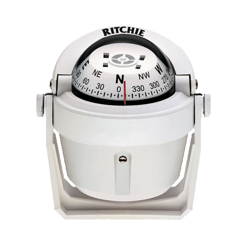 Compass, Bracket Mount, 2.75" Dial, Wht.