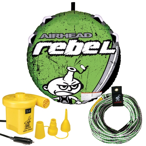 AIRHEAD WATERSPORTS  Airhead Rebel Kit W/deck Tube, Pump & Tube Rope