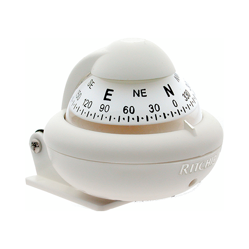 Compass, Bracket Mount, 2" Dial, White