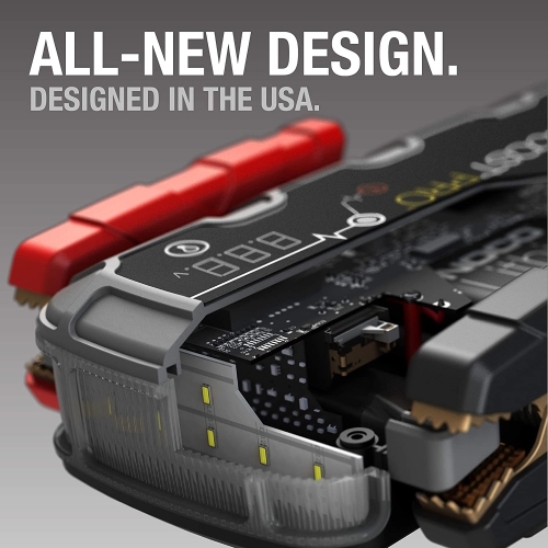 Boost Pro GB150 3000 Amp 12-Volt UltraSafe Lithium Car Battery Booster Pack, Portable Power Bank Charger, and Jumper Cables.