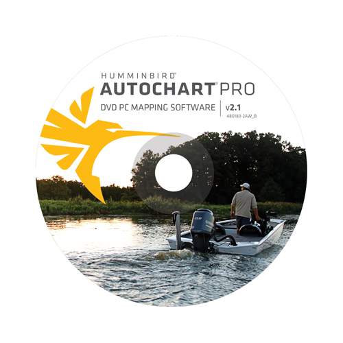HUMMINBIRD  Autochart Pro PC Software, N. America