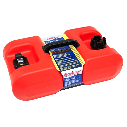 SCEPTER MARINE  Scepter Under Seat Portable Fuel Tank - 3 Gallon
