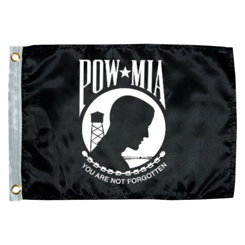 TAYLOR MADE  Pow Mia Flag 12" X 18"