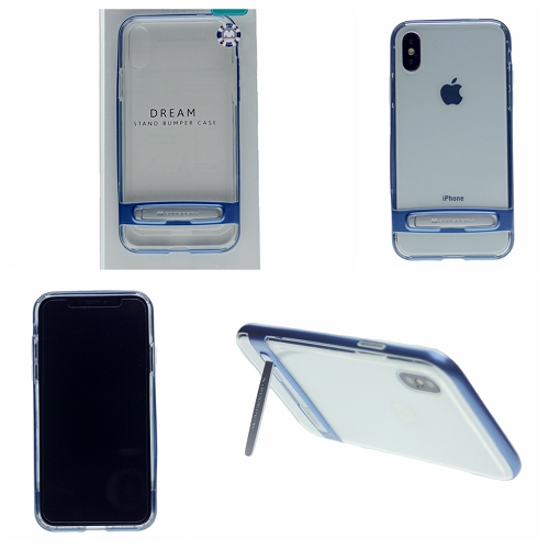 Iphone X/XS Goospery Dream Stand Bumper Case, Blue