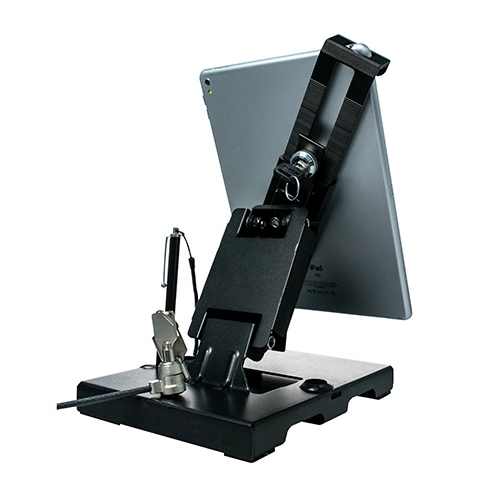 CTA Flat-Folding Tabletop Security Stand for 7-14 Inch Tablets