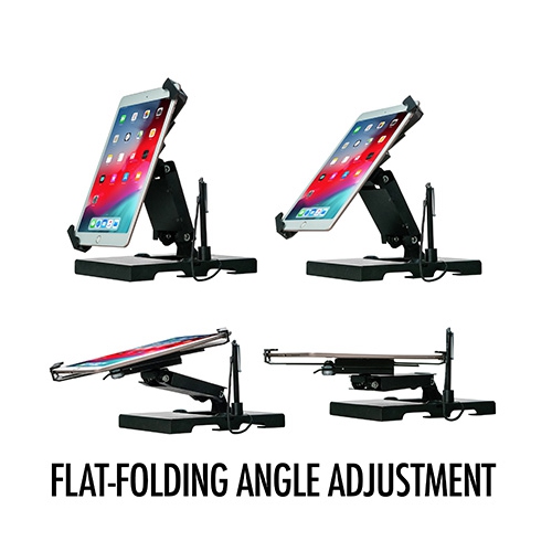 CTA Flat-Folding Tabletop Security Stand for 7-14 Inch Tablets