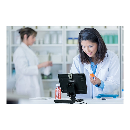 CTA Flat-Folding Tabletop Security Stand for iPad Gen. 5-6, iPad Pro 9.7, and iPad Air