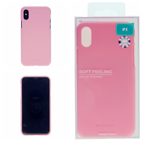 iPhone XR/8 Goospery Soft FeelIng Case, Pink