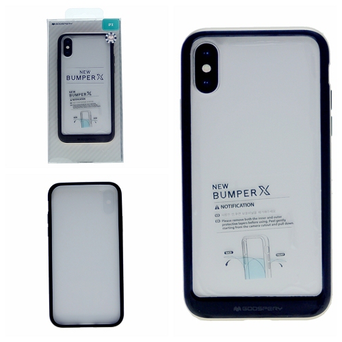 iPhone XS Max Goospery Bumper X Case, Gold