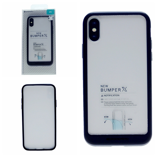 iPhone XS Max Goospery Bumper X Case, Navy blue