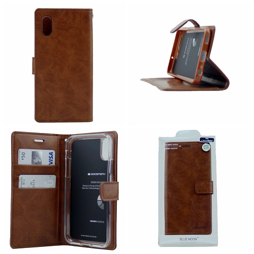 TopSave Goospery BlueMoon Diary For Iphone XS Max,Brown