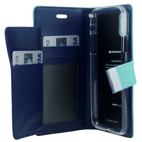 iPhoneXR Goospery Rich Diary Flip,Teal