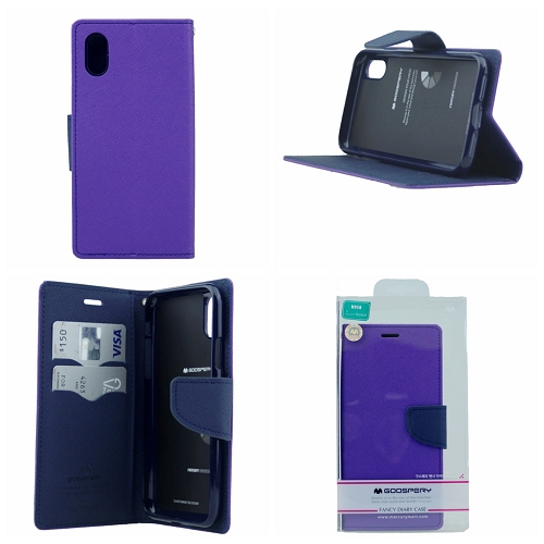 iPhoneXR Goospery Fancy Diary Flip,Purple