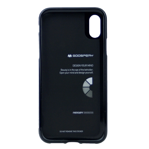iPhone XS Max Goospery Jelly Case,Black
