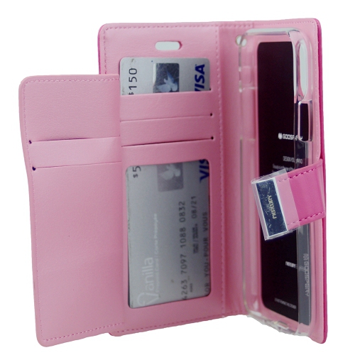 iPhone XS Max Goospery Rich Diary Flip,Hot Pink