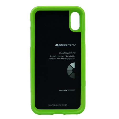 iPhone XS Max Goospery Jelly Case,Green