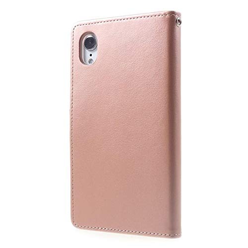 TopSave Goospery Rich Diary Flip For Iphone XS Max, Rose Gold