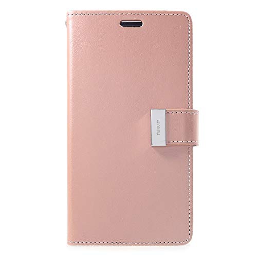 TopSave Goospery Rich Diary Flip For Iphone XS Max, Rose Gold