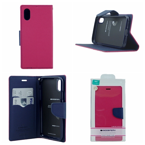 iPhone XS Max Goospery Fancy Diary Flip,Hot Pink