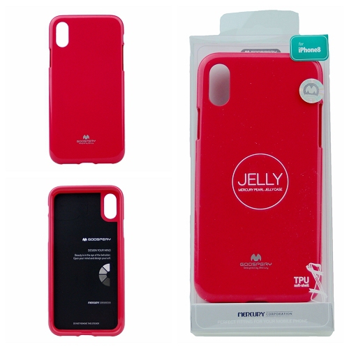 iPhone XS Max Goospery Jelly Case,Hot Pink
