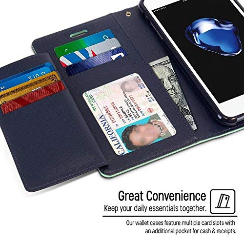 TopSave Goospery Rich Diary Flip For Iphone XS Max,Teal