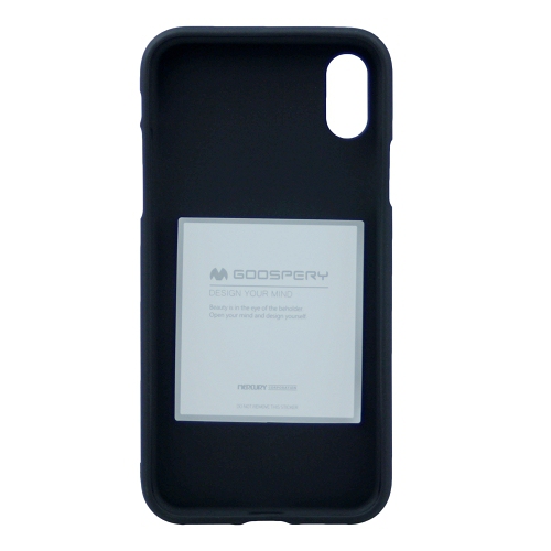 iPhone XS Max Goospery Soft FeelIng Case, Black