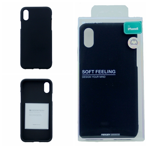 iPhone XS Max Goospery Soft FeelIng Case, Black