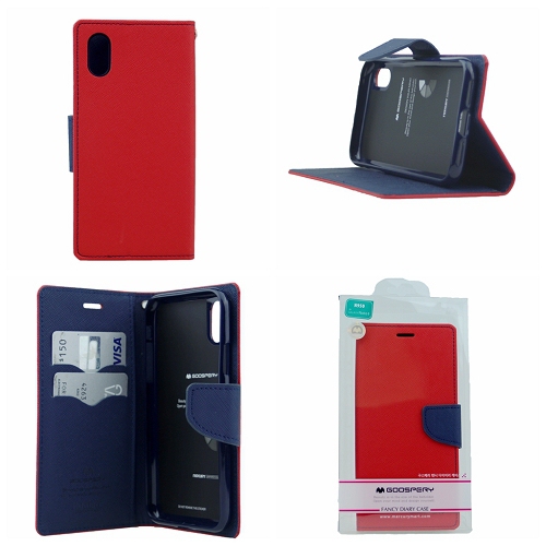 iPhone XS Max Goospery Fancy Diary Flip,Red