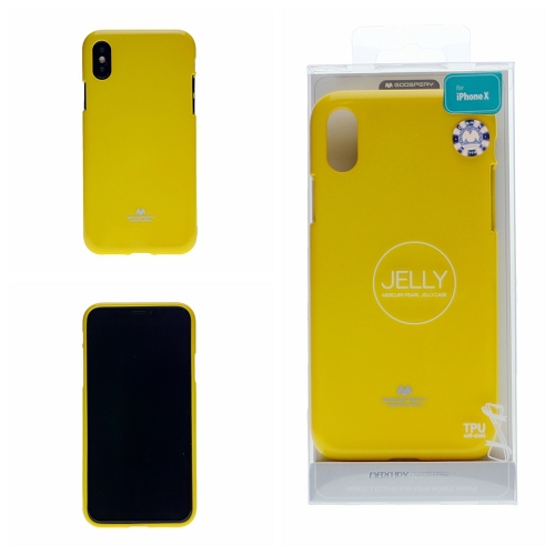 iPhone XS Max Goospery Jelly Case,Yellow