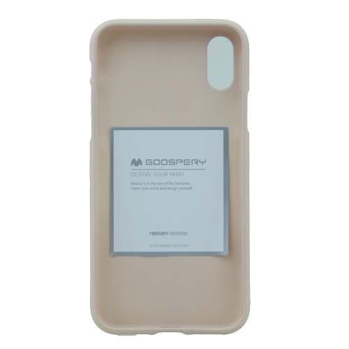 iPhone XS Max Goospery Soft FeelIng Case, Pink Sand