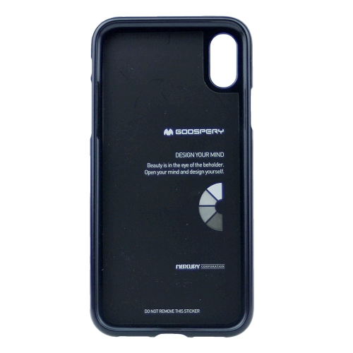 iPhone XS Max Goospery IJelly Metal Case,Black