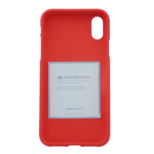 iPhone XS Max Goospery Soft FeelIng Case, Red