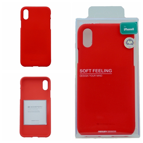 iPhone XS Max Goospery Soft FeelIng Case, Red
