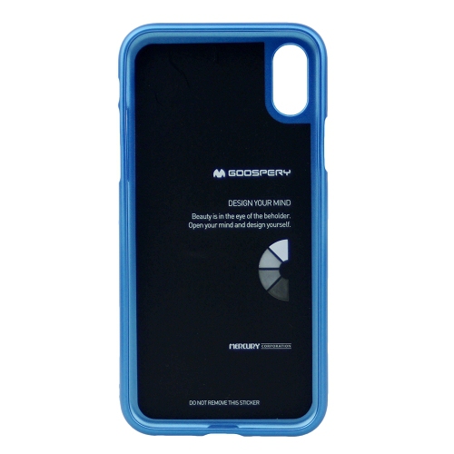 iPhone XS Max Goospery IJelly Metal Case,Blue