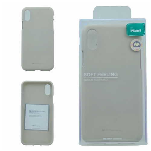 iPhone XS Max Goospery Soft FeelIng Case, Stone