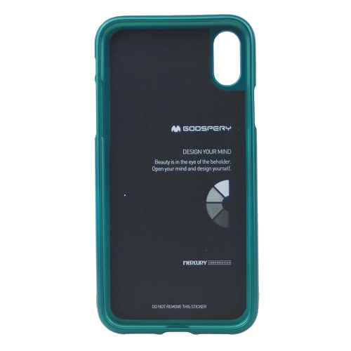 iPhone XS Max Goospery IJelly Metal Case,Green