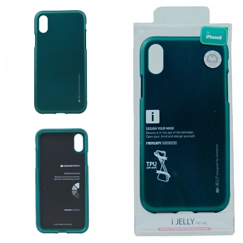 iPhone XS Max Goospery IJelly Metal Case,Green