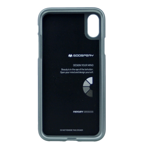 iPhone XS Max Goospery IJelly Metal Case,Gray