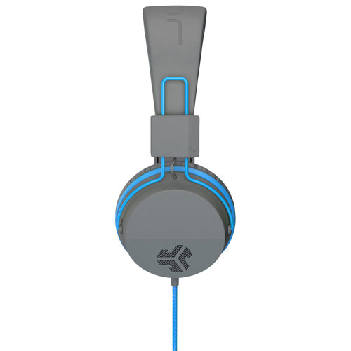 JLab JBuddies Sound Isolating Headphones - Grey/Blue