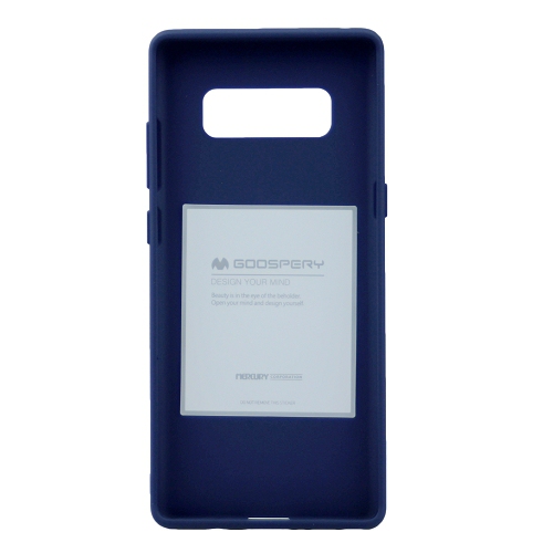 étui à sensation douce goospery pour Samsung S10e, bleu marin