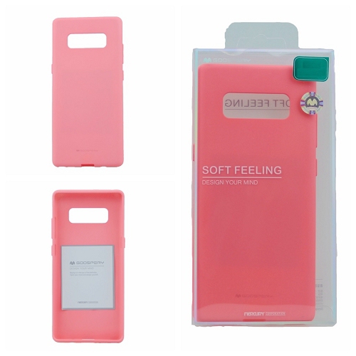 Samsung S10e – Étui souple au toucher, rose