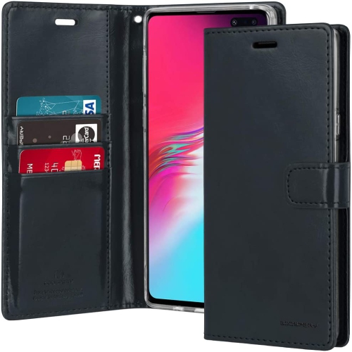 GOOSPERY  Samsung S10 Moon Diary, Navy In Blue