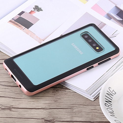 Samsung S10 Plus Goospery Bumper X Case, Rose Gold